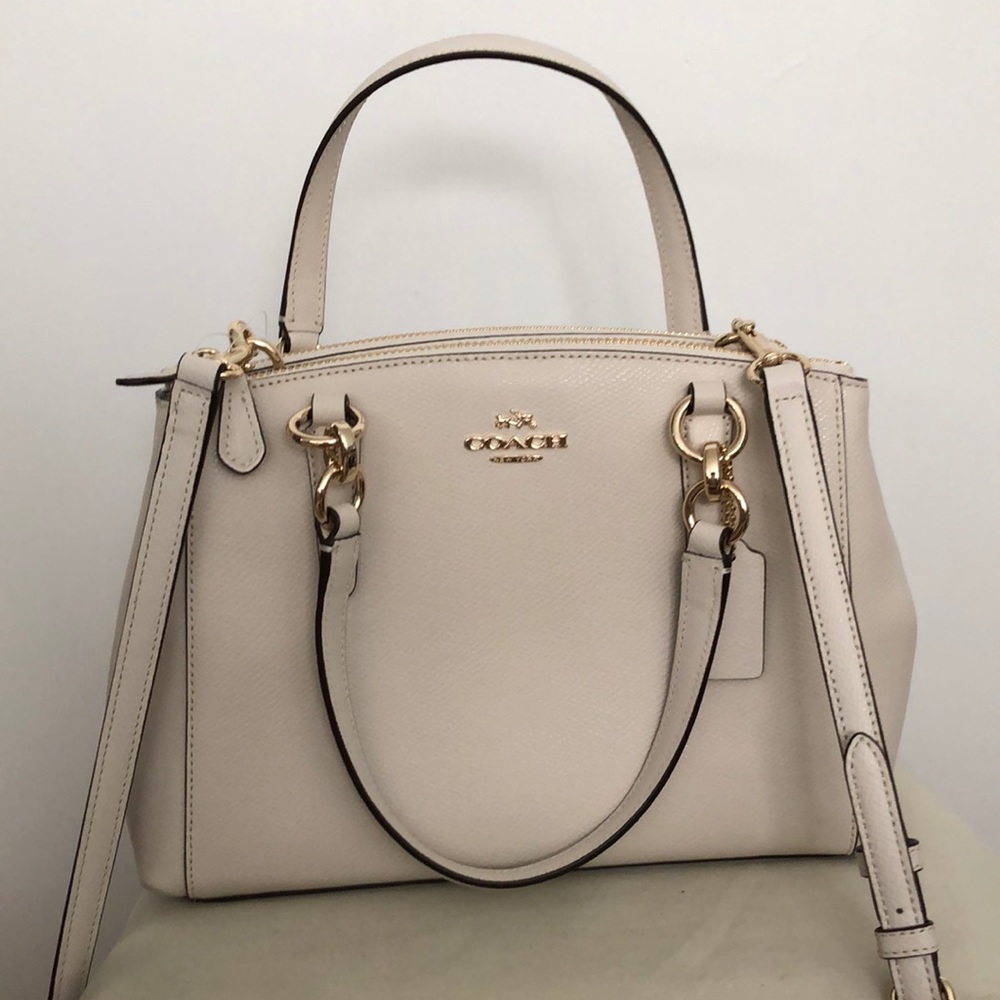 Coach pebble leather satchel /crossbody option